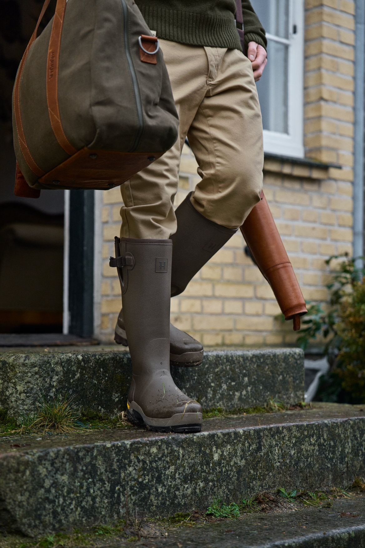 Forester Gusset Gummistøvel – Dark Willow Green – Härkila