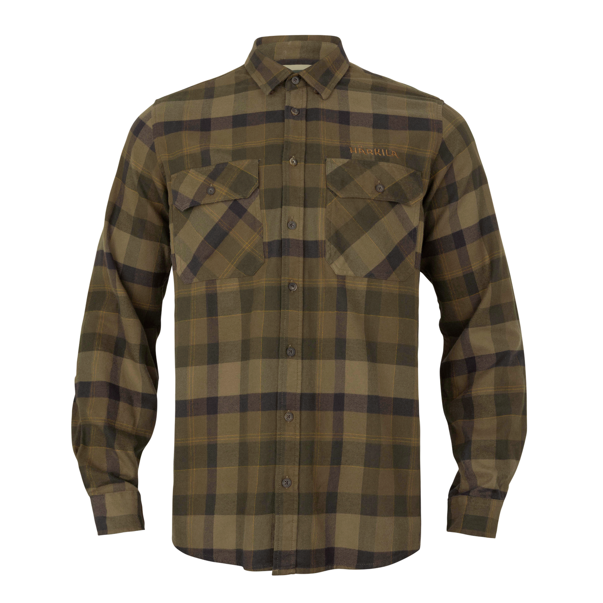 Asmund L/S skjorte - Beech green check - Härkila