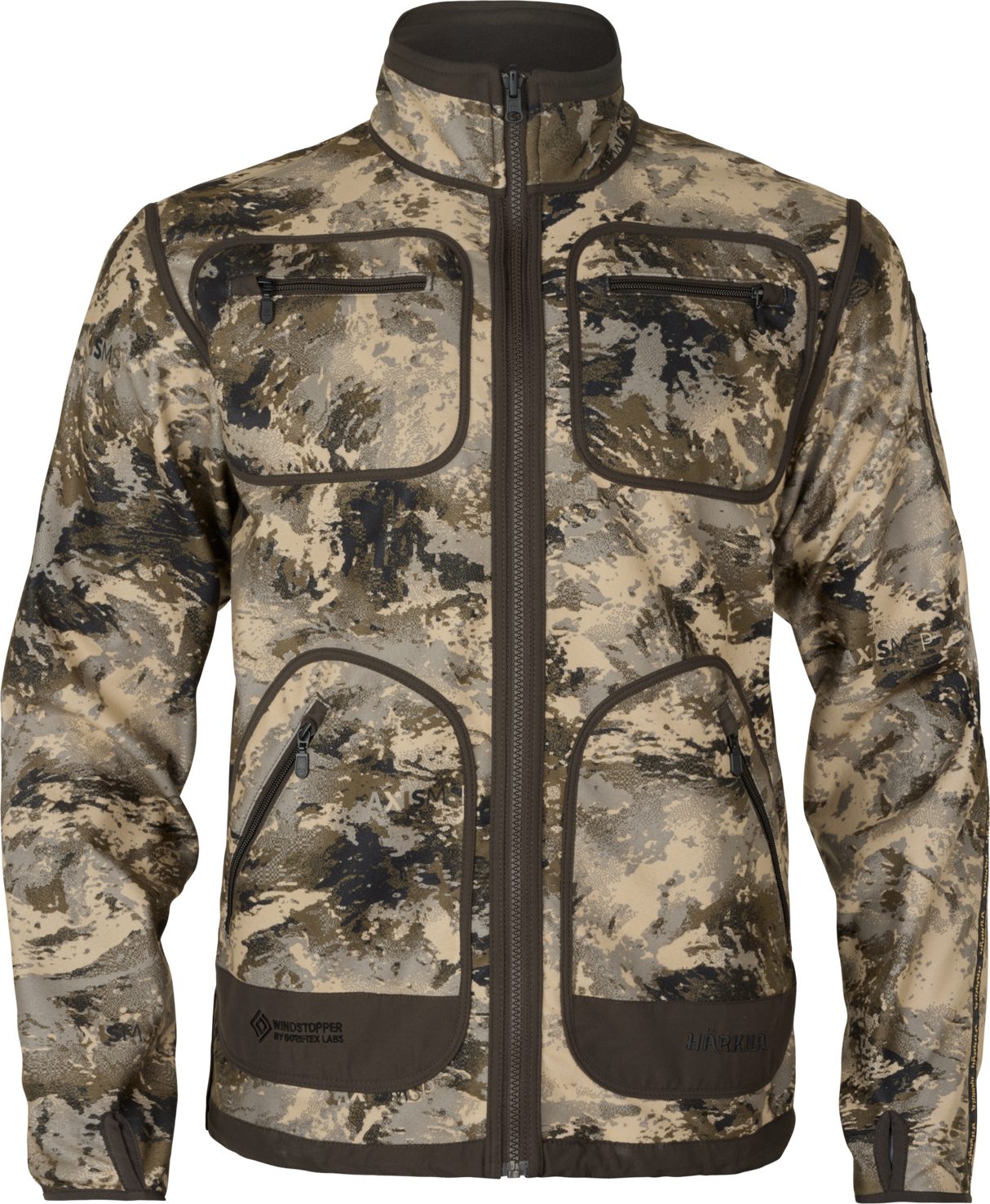 Kamko Mountain WSP Vendbar fleecejakke – AXIS MSP®Mountain/Shadow Brown – Härkila
