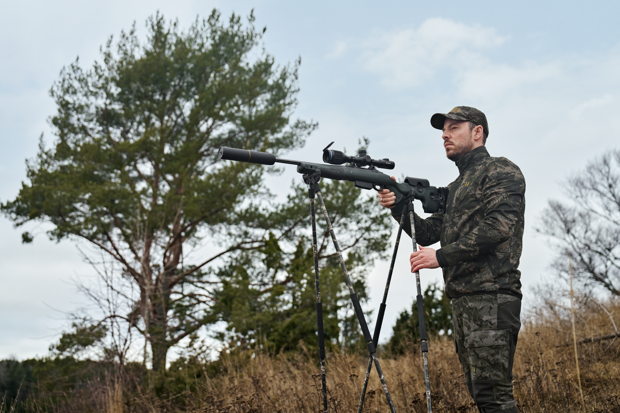NOCTYX Camo fleecejakke med hel glidelås – AXIS MSP®Black – Härkila