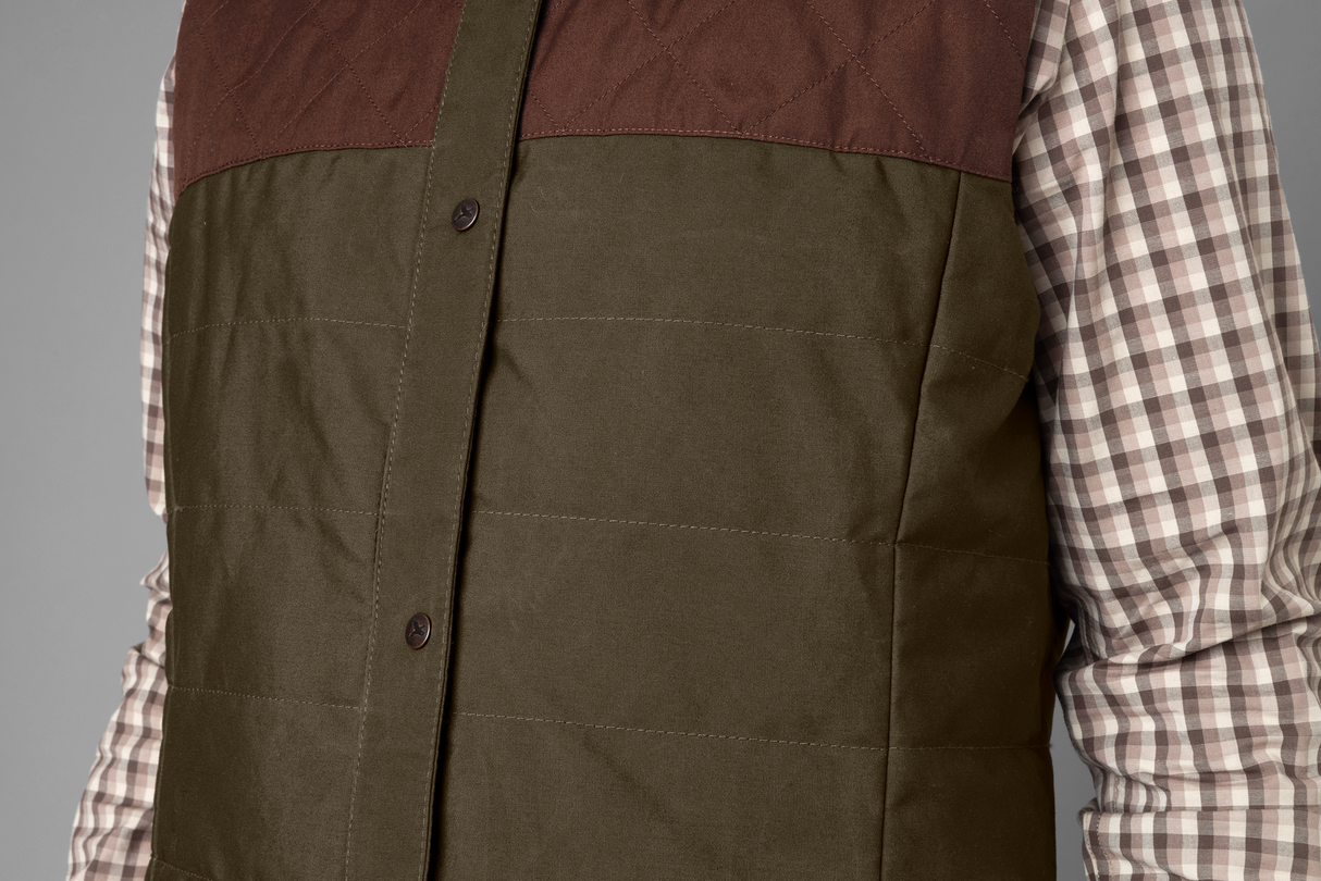 Retrieve vest Dame Dark Warm Olive/Burgundy – Härkila