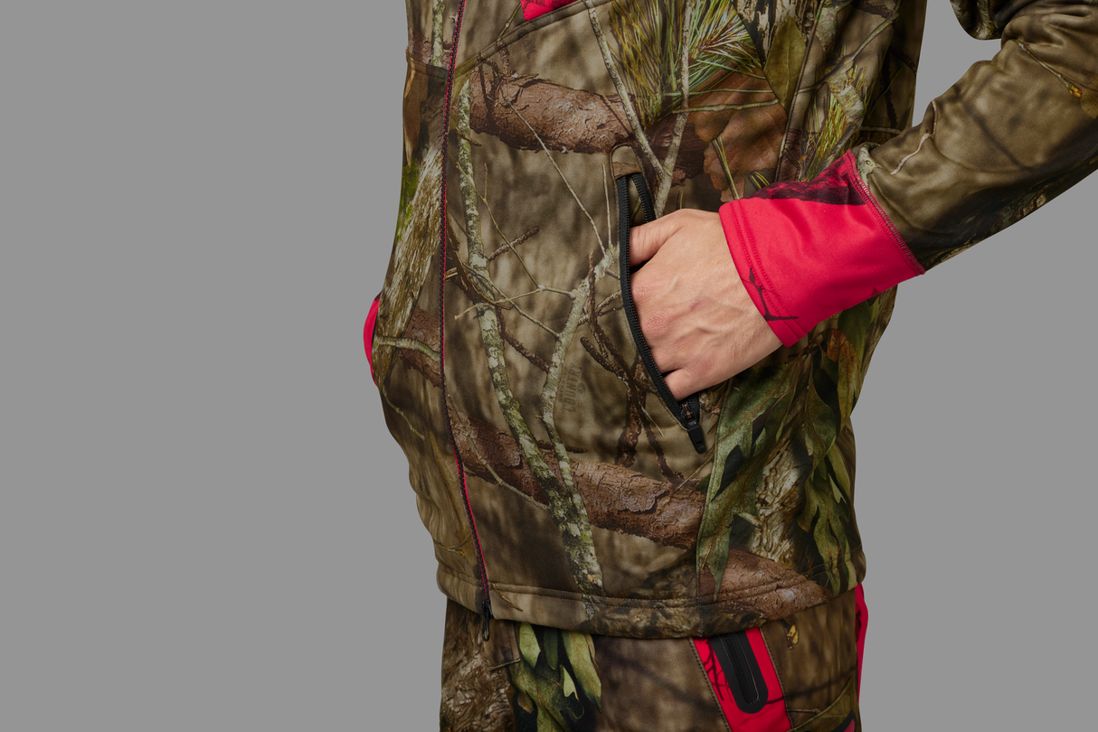 Moose Hunter 2.0 – Fleecejakke MossyOak®Break-Up Country®/MossyOak®Red – Härkila