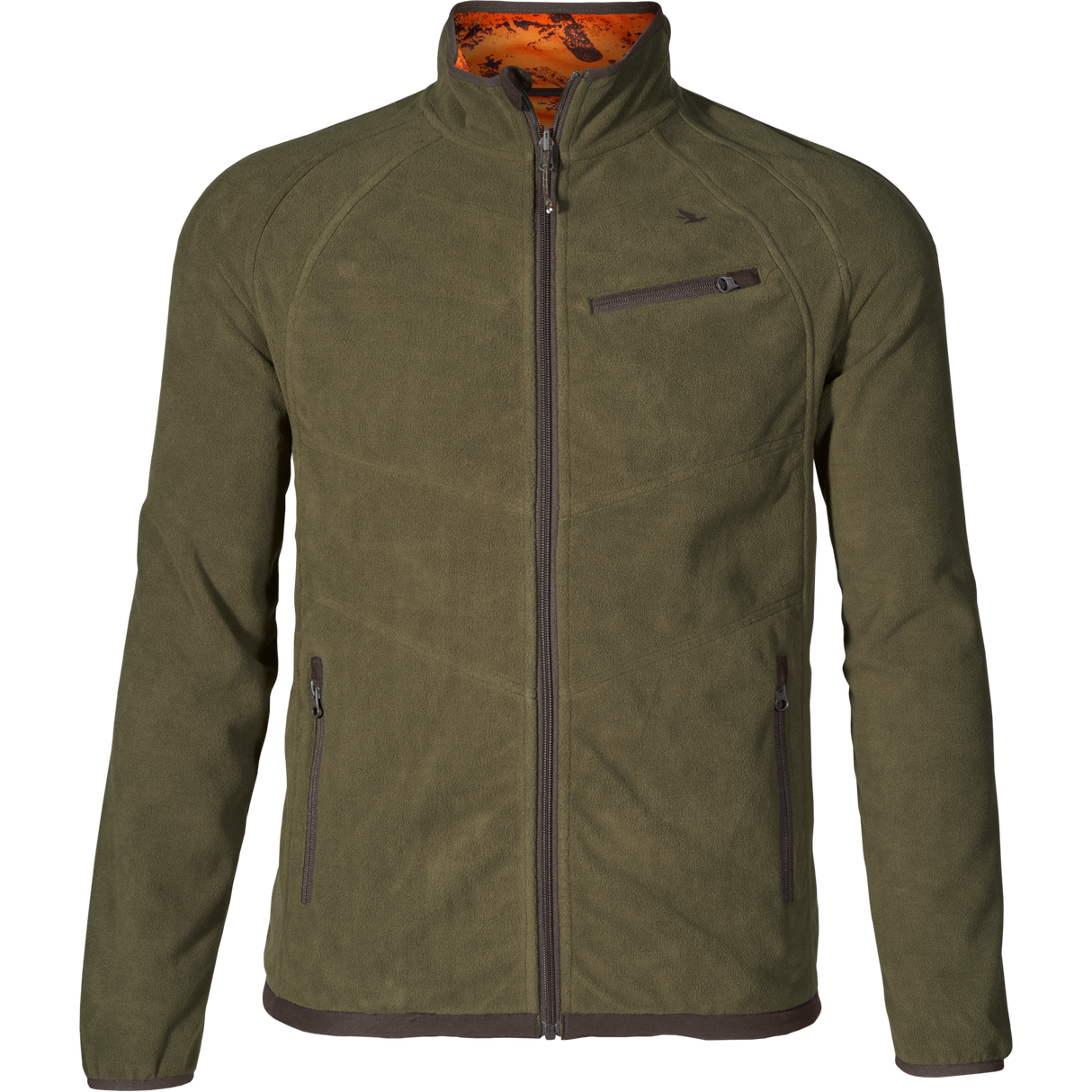 Str. X-Large - Vantage - Vendbar Fleece Pine green/InVis orange blaze - Byttevare – Seeland