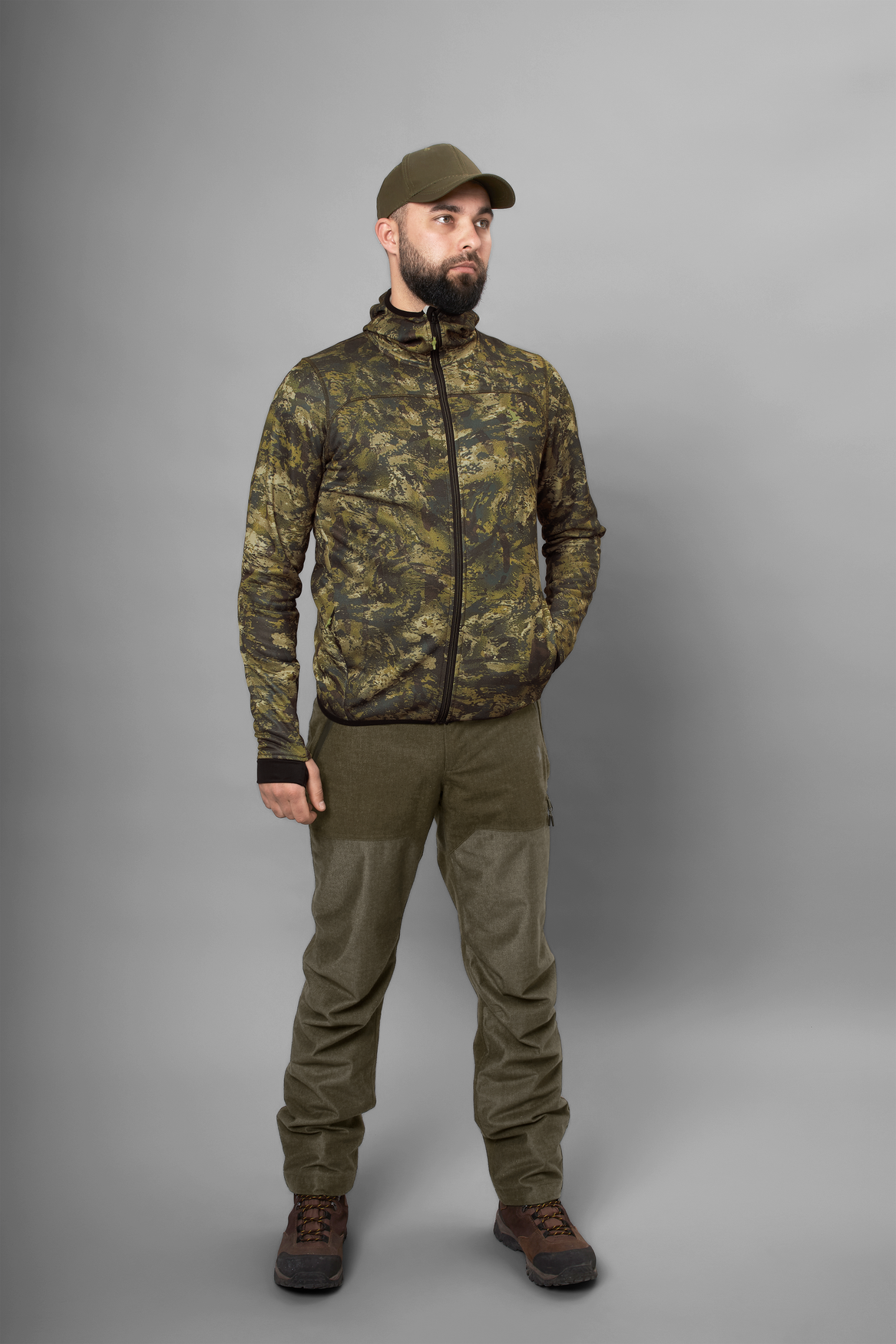 Power Camo Fleece InVis Green – Seeland