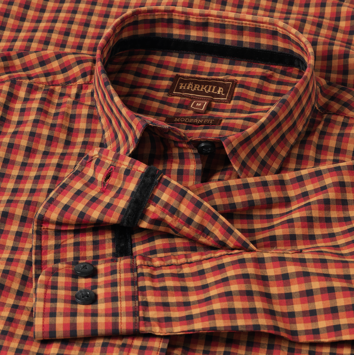 Selja Lady L/S Check skjorte – Red/Black Check – Härkila