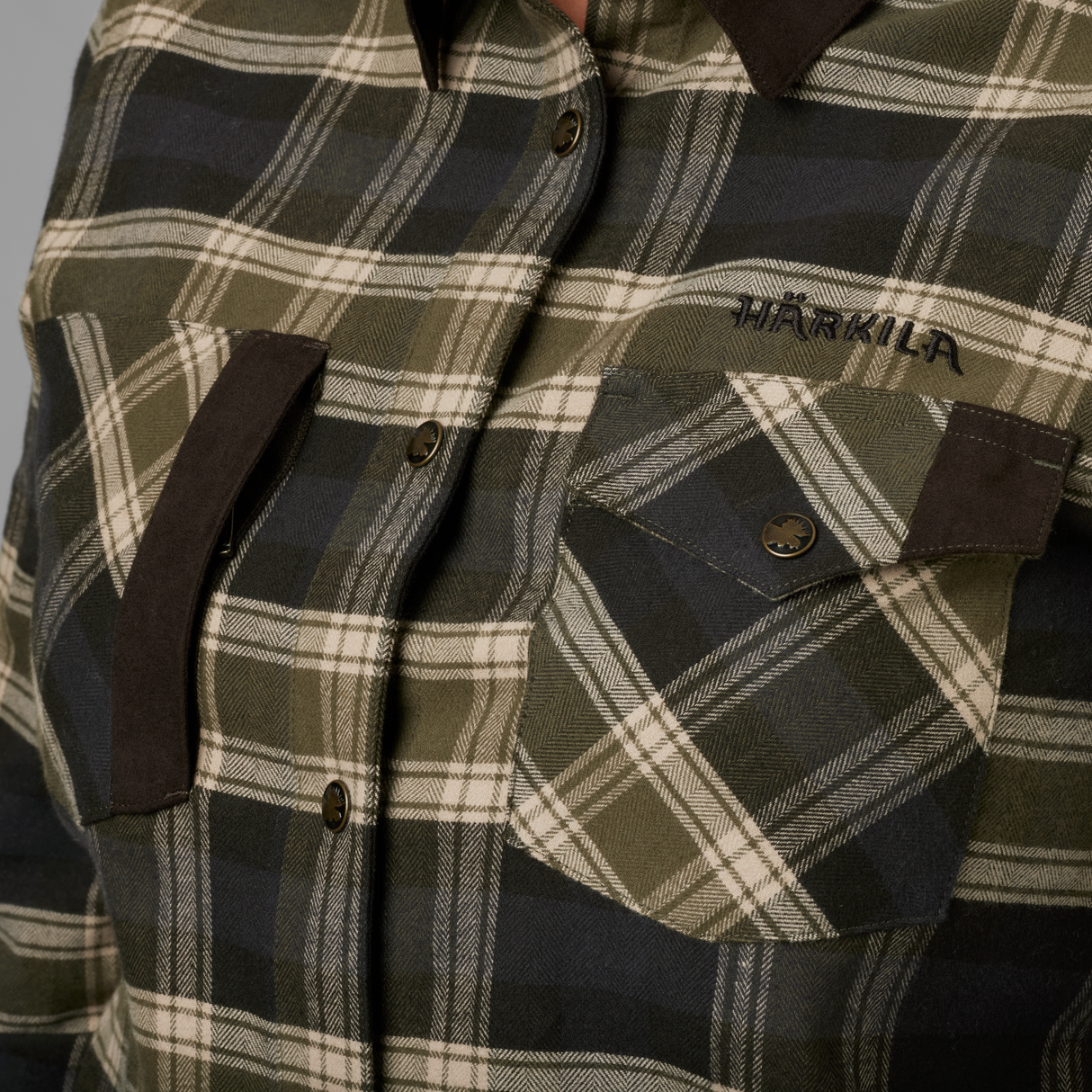 Aivak L/S skjorte – Dame Olive – Härkila
