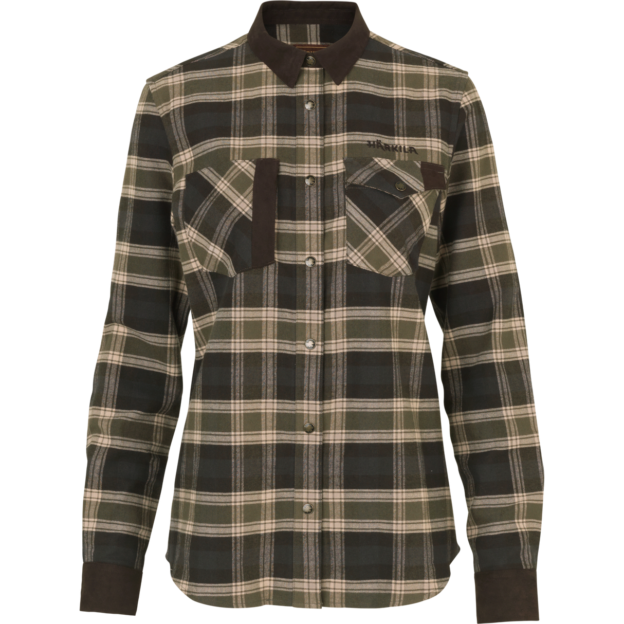 Aivak L/S skjorte – Dame Olive – Härkila