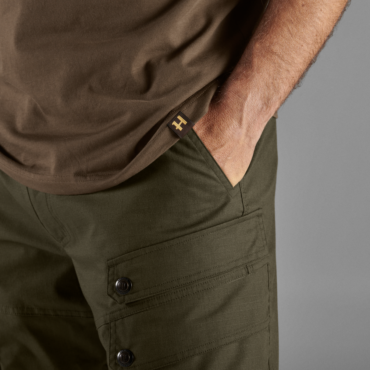 Pro Hunter S/S T-Skjorte - Slate Brown – Härkila