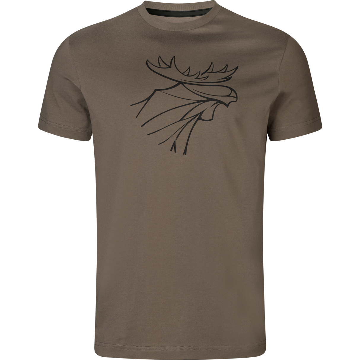 Graphic T-skjorte 2-Pack - Brown Granite/Phantom – Härkila