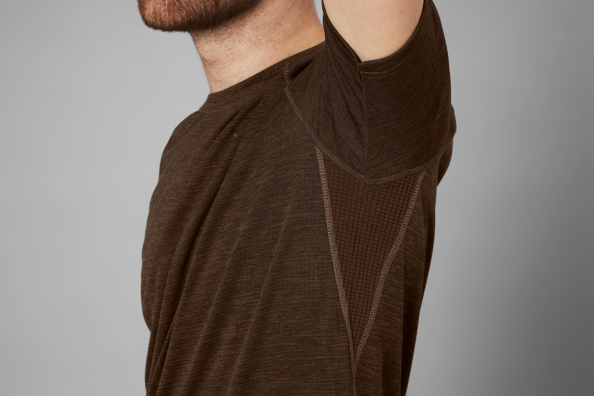 Active S/S T-skjorte - Demitasse Brown – Seeland