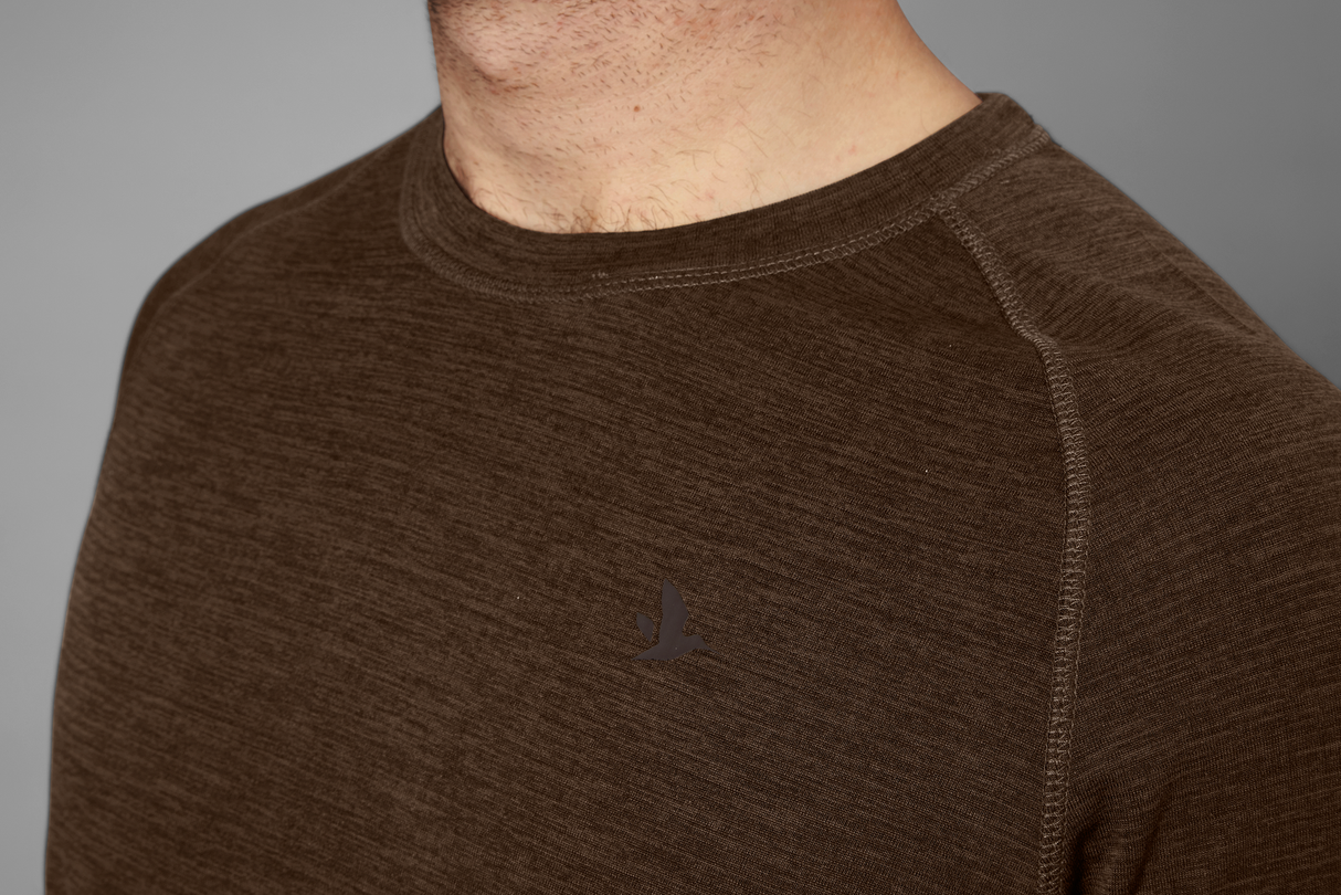Active S/S T-skjorte - Demitasse Brown – Seeland