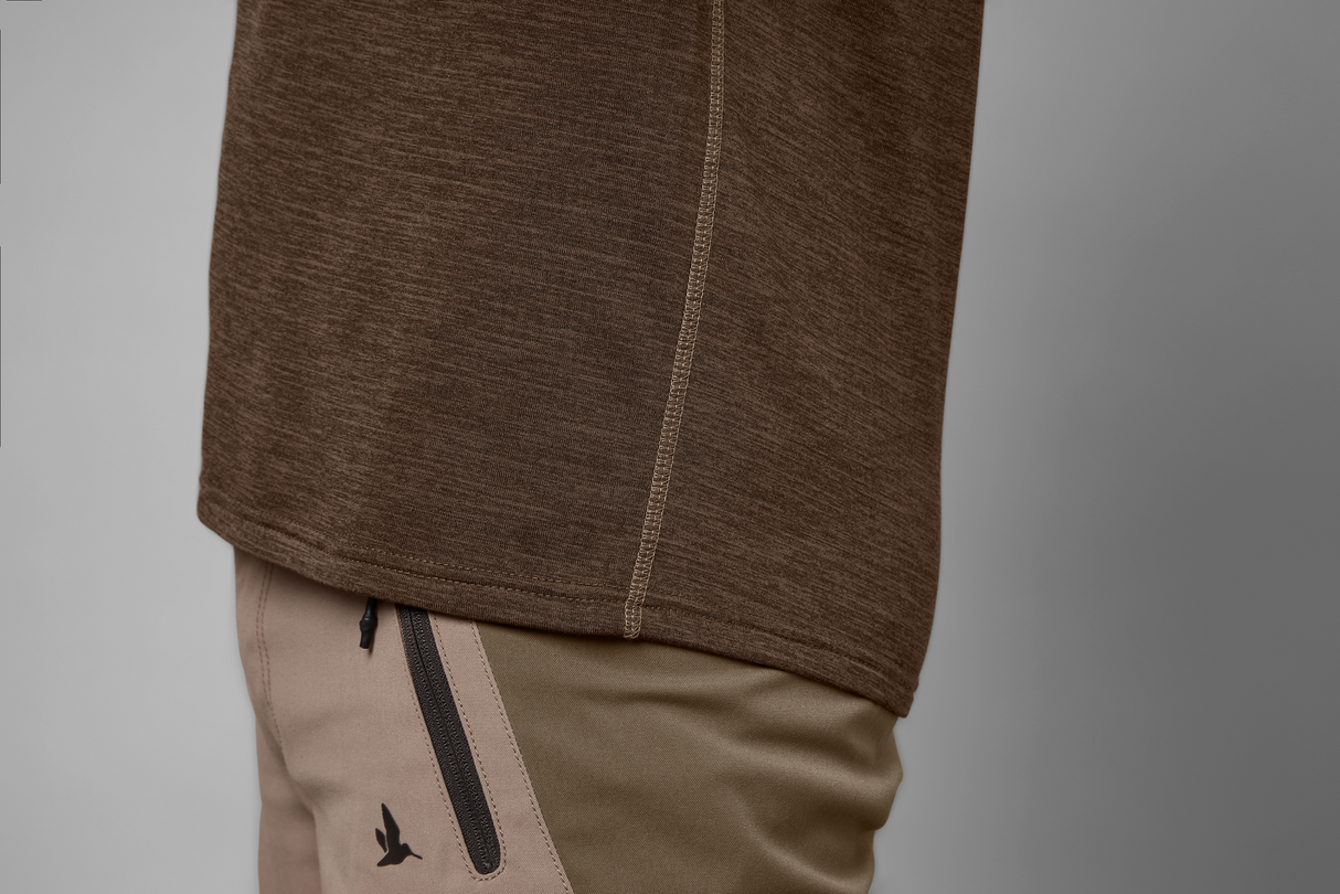 Active S/S T-skjorte - Demitasse Brown – Seeland