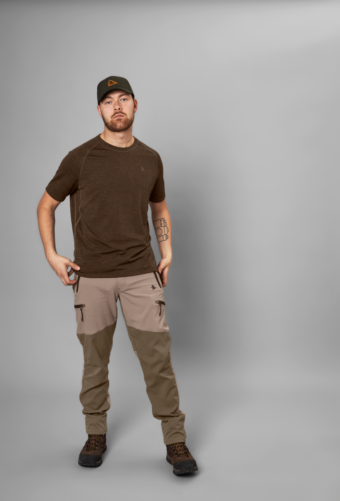 Active S/S T-skjorte - Demitasse Brown – Seeland