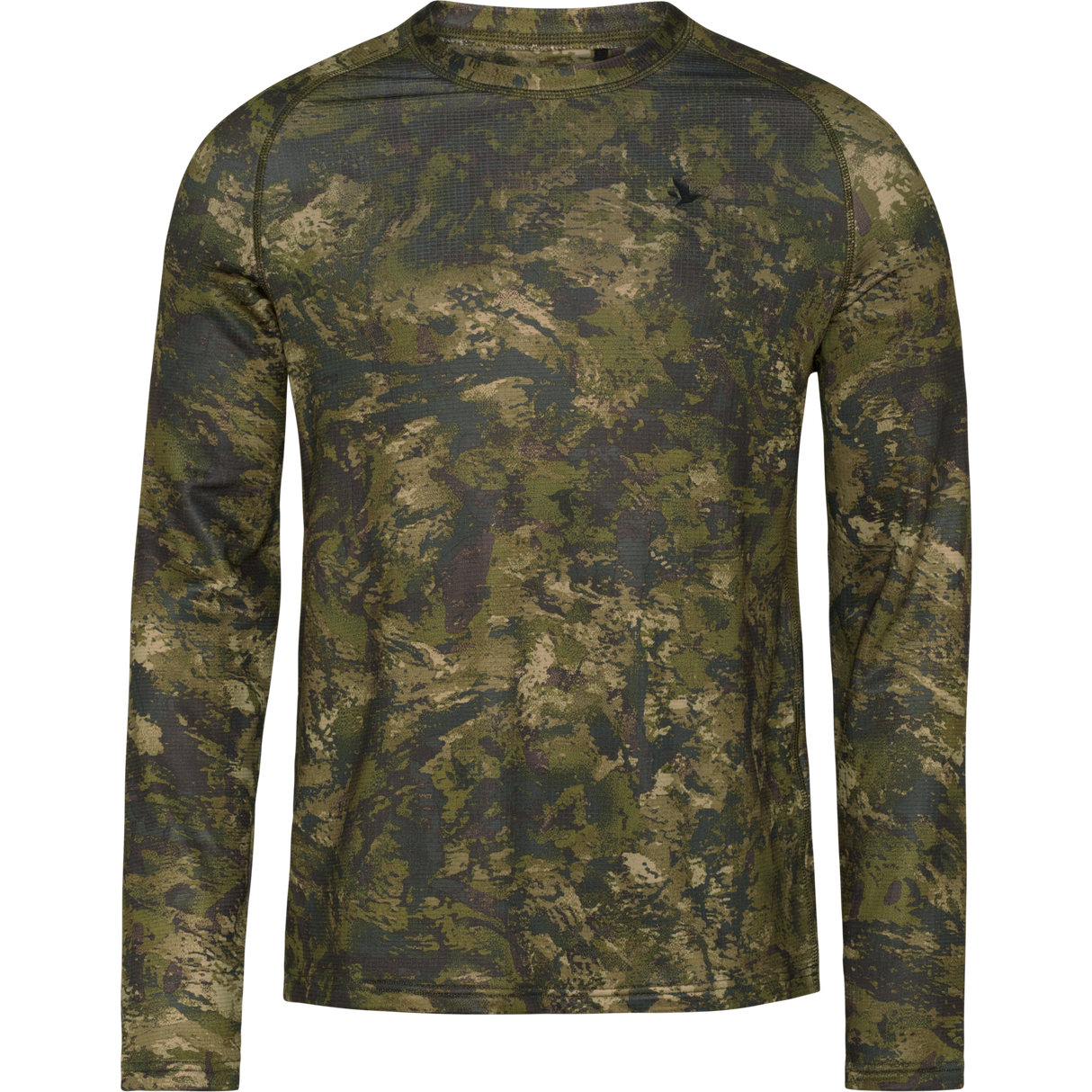 Str. X-Large - Active Camo L/S T-skjorte InVis Grønn - Ombyttingsvare – Seeland