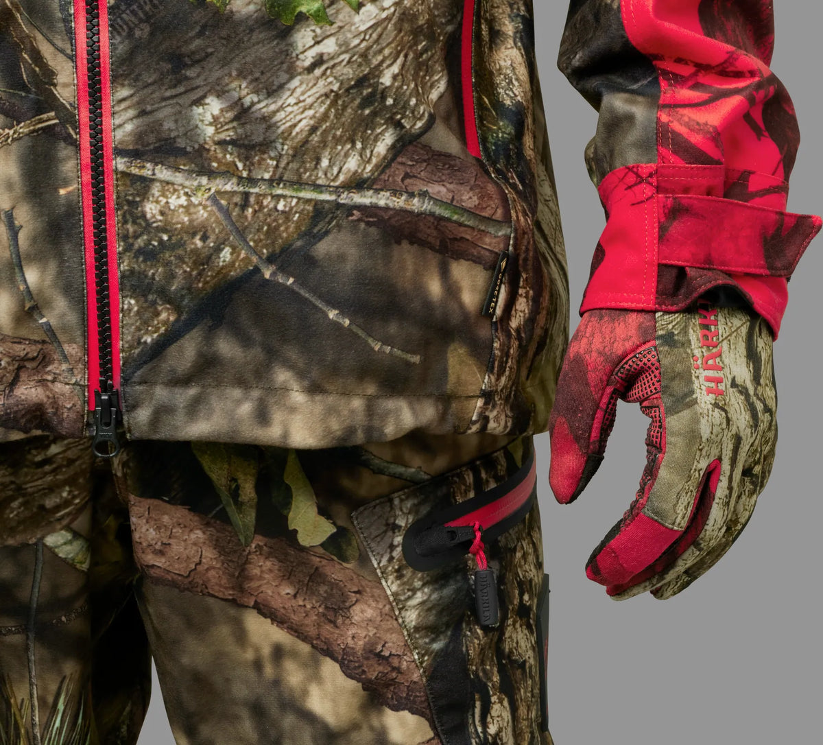 Moose Hunter 2.0 - Fleecehansker MossyOak®Break-Up Country®/MossyOak®Red – Härkila