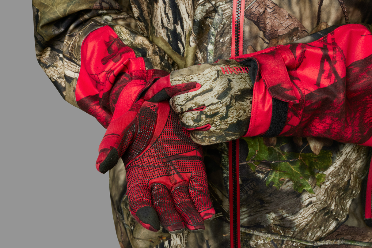 Moose Hunter 2.0 - Fleecehansker MossyOak®Break-Up Country®/MossyOak®Red – Härkila