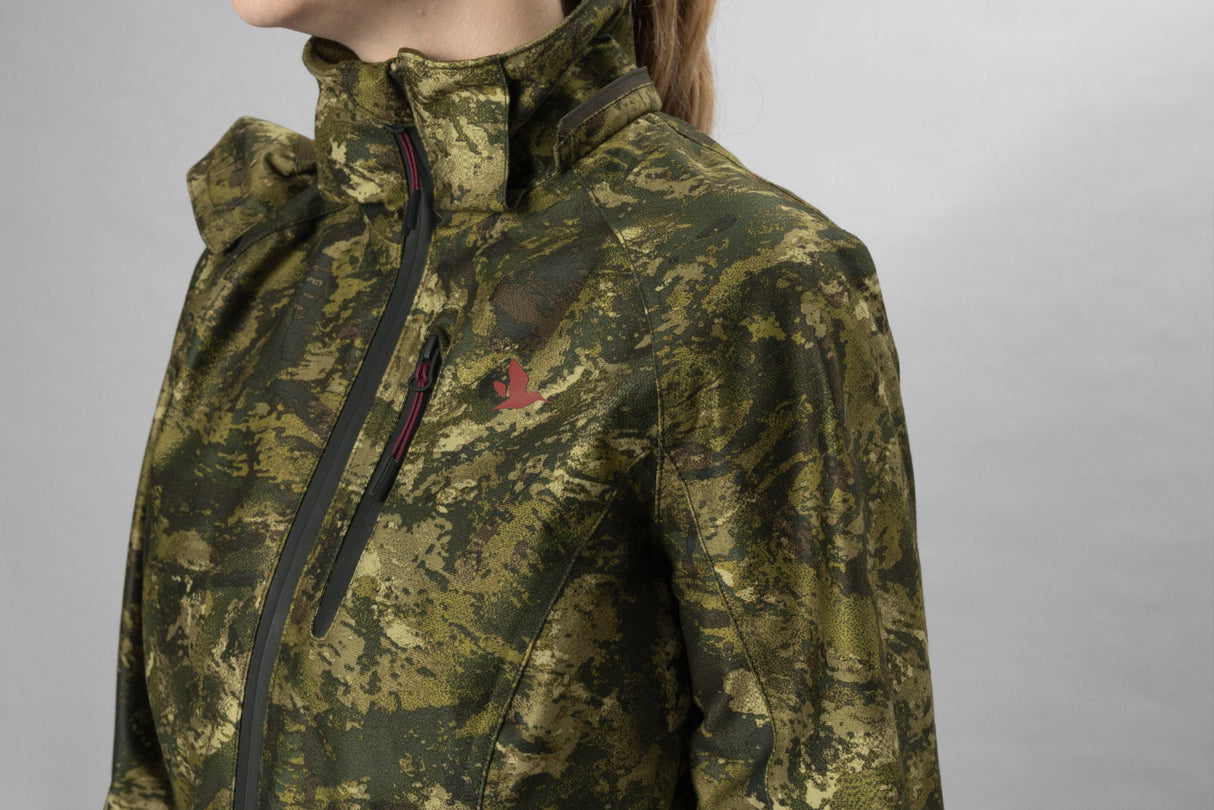 Avail Woman Camo Jakke InVis MPC Grønn – Seeland
