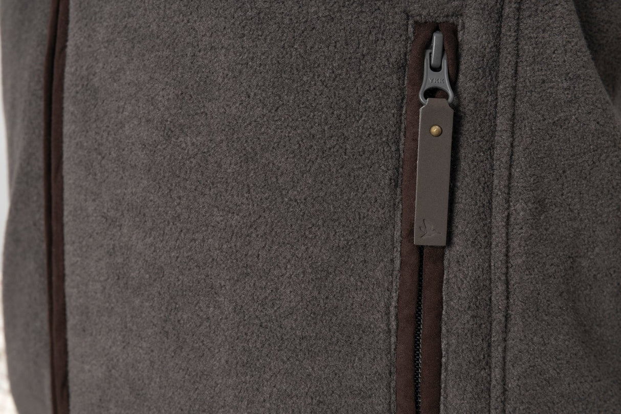 Woodcock Earl Fleecevest – Dark Grey Melange – Seeland