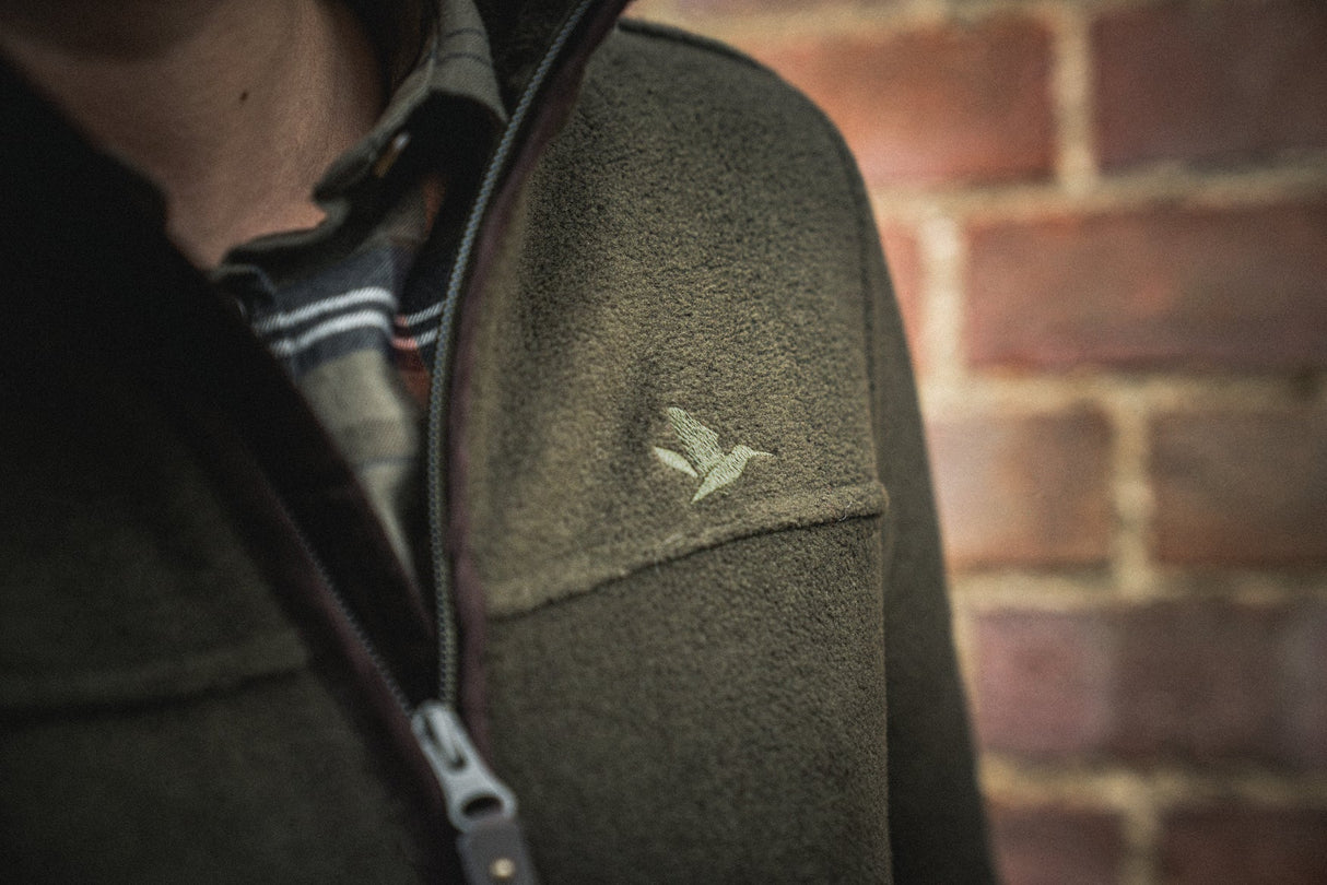 Woodcock Ivy Fleecejakke - Pine Green Melange – Seeland