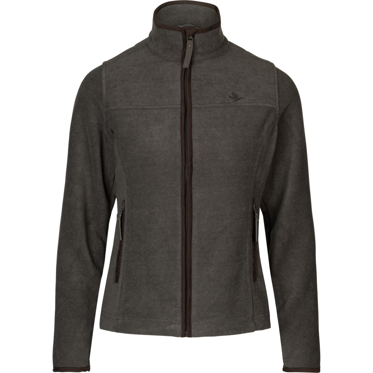 Woodcock Ivy Fleece Jakke - Dark Grey Melange – Seeland