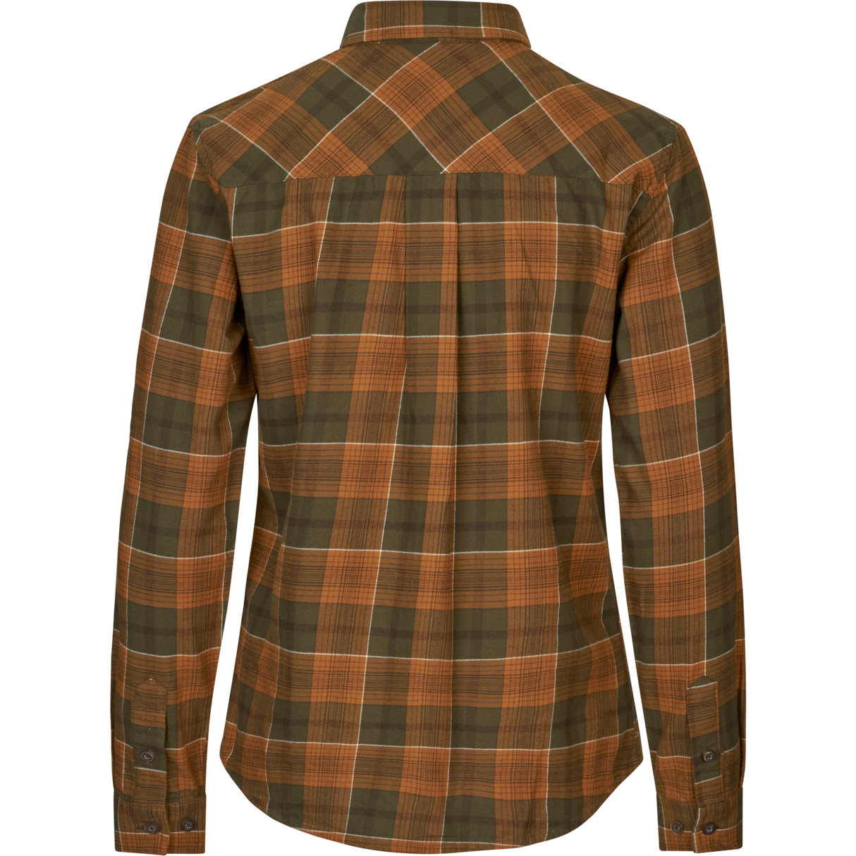 Skye Flannel Skjorte Til Kvinner - Grizzly Brown/Terracotta Check – Seeland