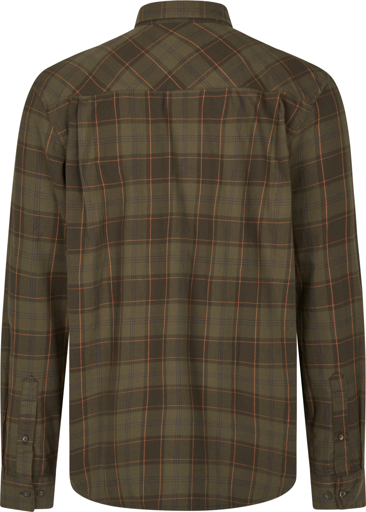 Glen Flanellskjorte – Pine Green/Dark Navy Check – Seeland