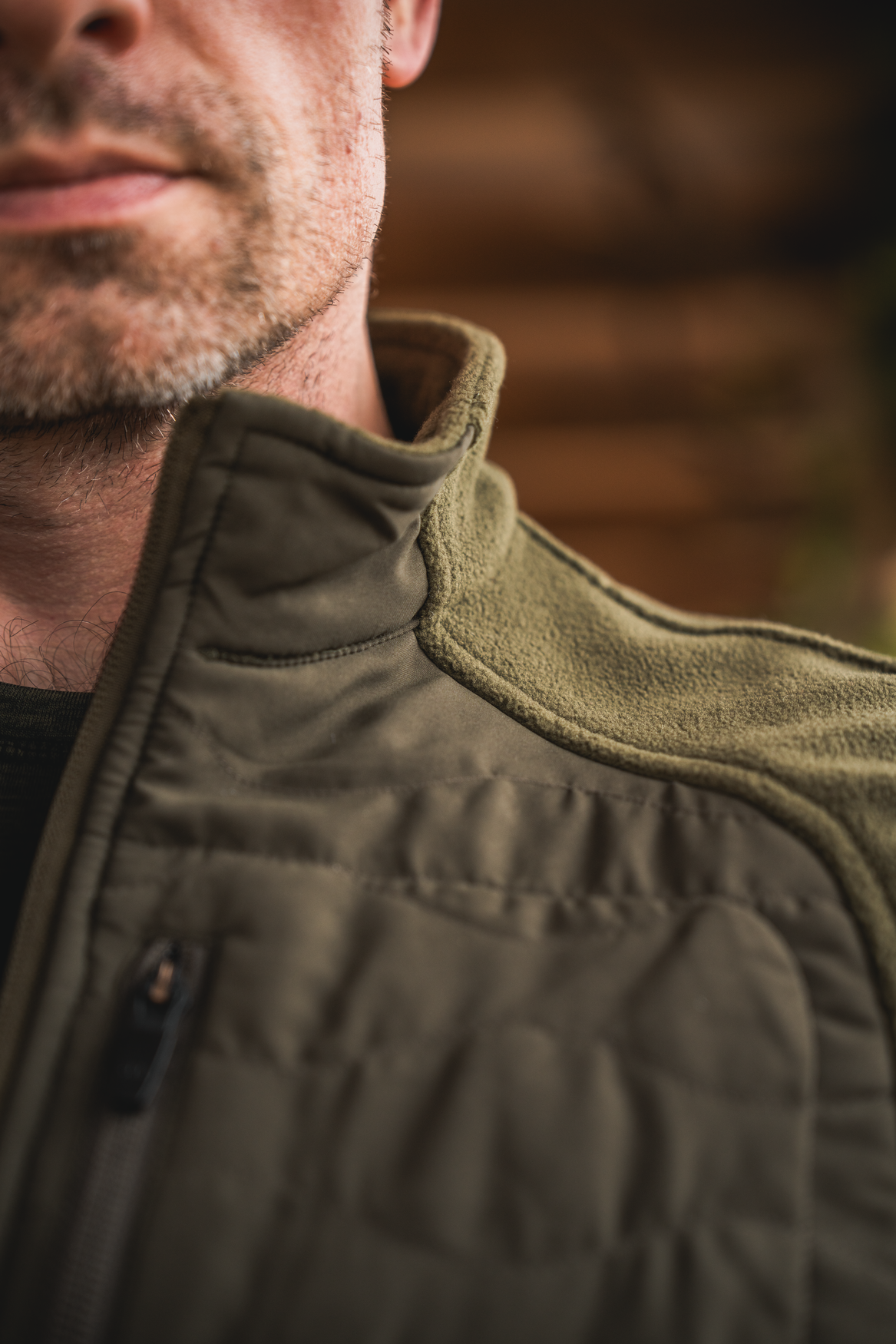 Gale Fleece Vest Pine Green – Seeland