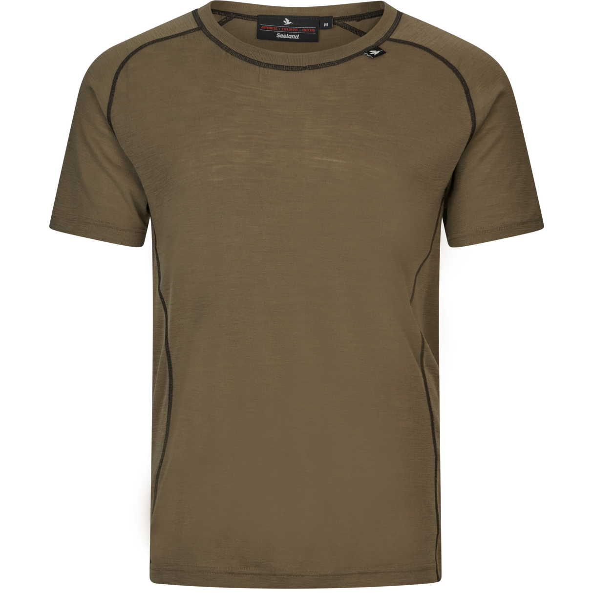 Apex Merino T-skjorte Covert Green – Seeland