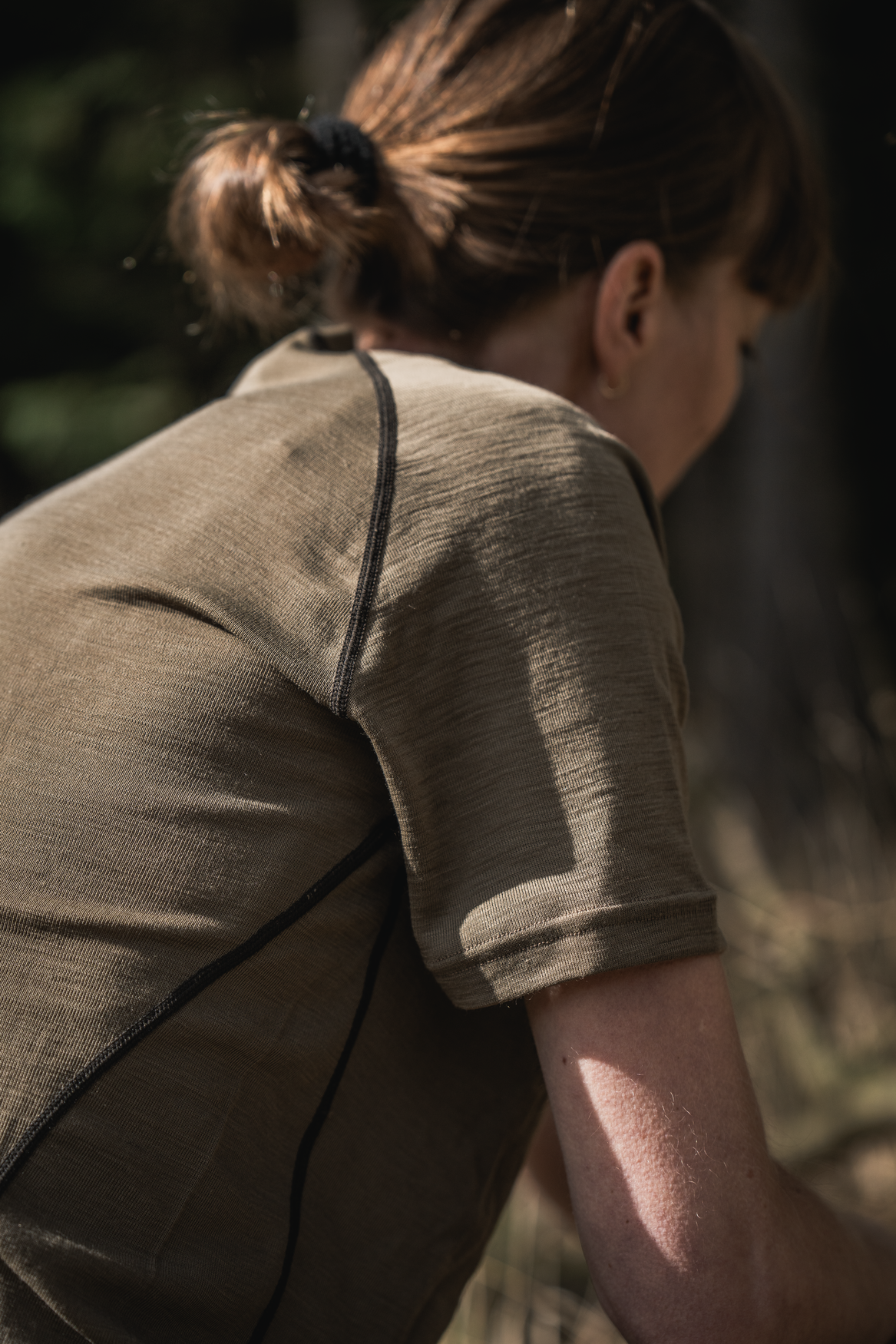Apex Aia Merino T-skjorte Covert Green – Seeland