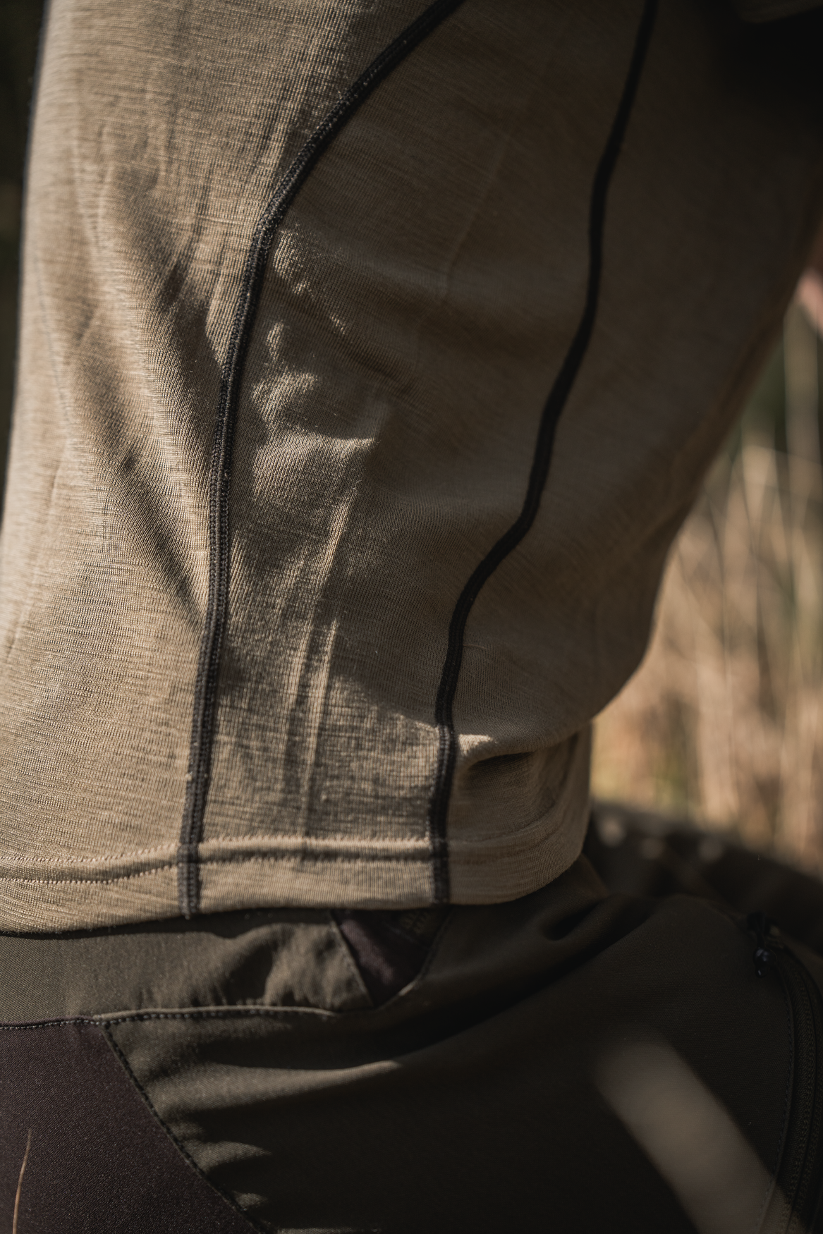 Apex Aia Merino T-skjorte Covert Green – Seeland
