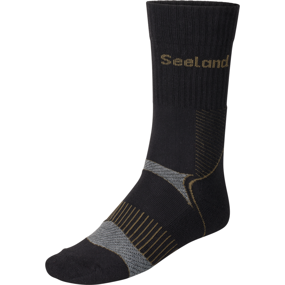 Field Coolmax-Sokker - 2Pack Black/Dark Grey – Seeland