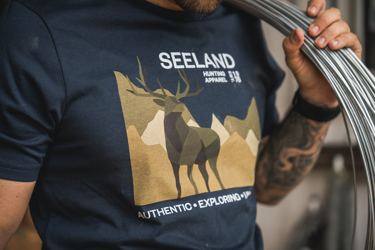 Fragment T-skjorte Dark Blue – Seeland