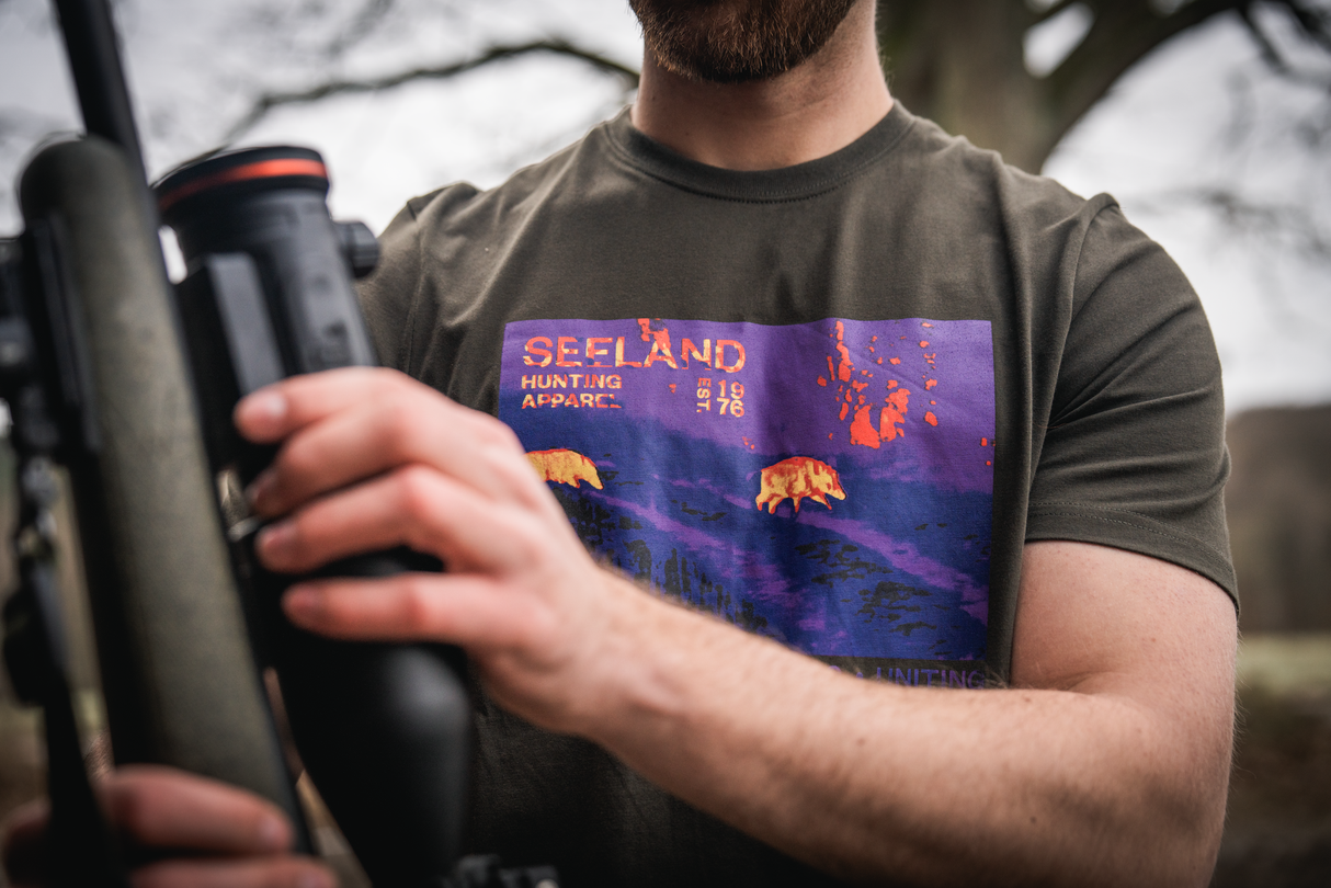 Termisk T-skjorte – Pine Green – Seeland