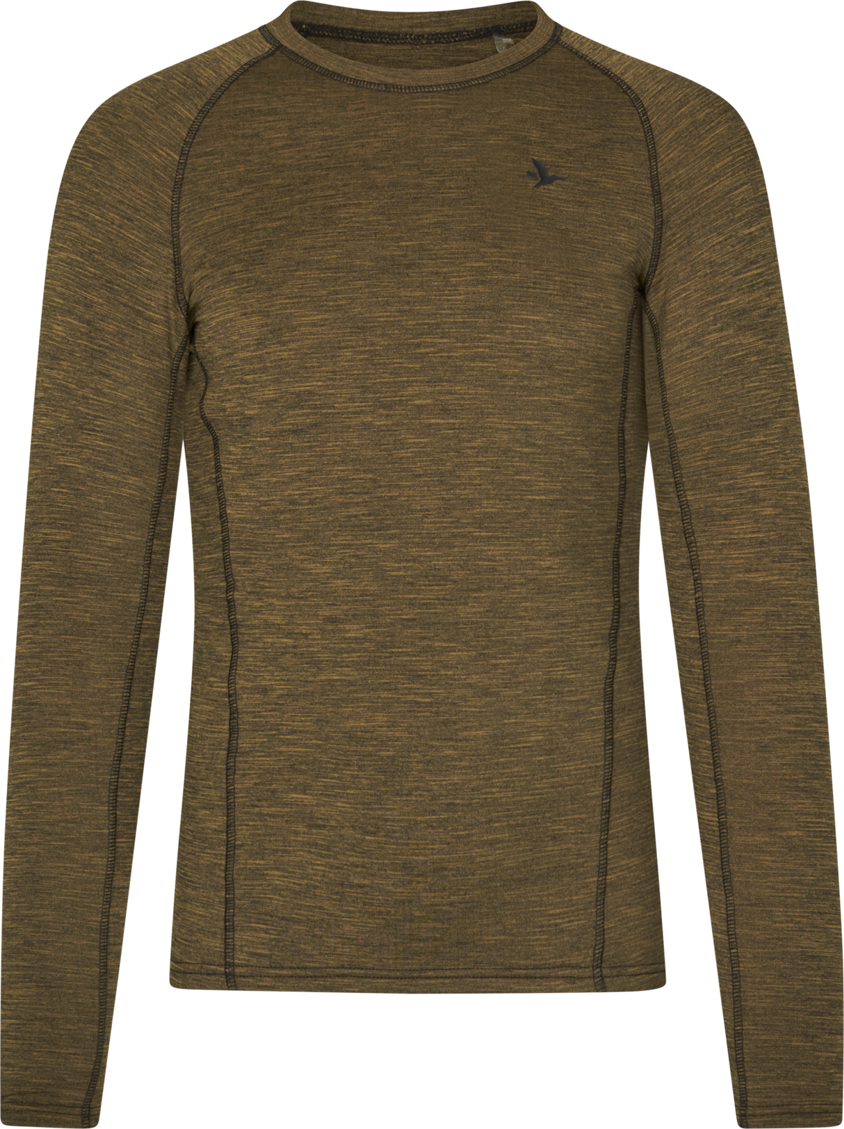 Peak Aia T-skjorte – Military Olive Melange – Seeland