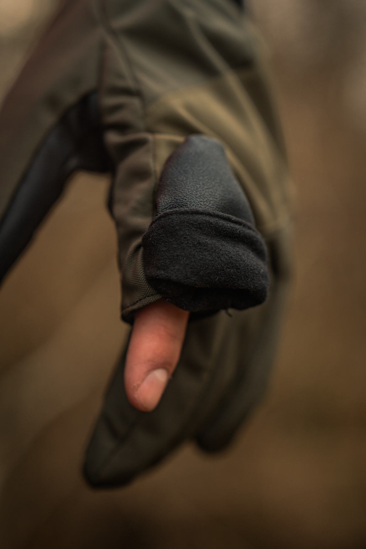 Trigger Fold-Back Hansker – Pine green – Seeland