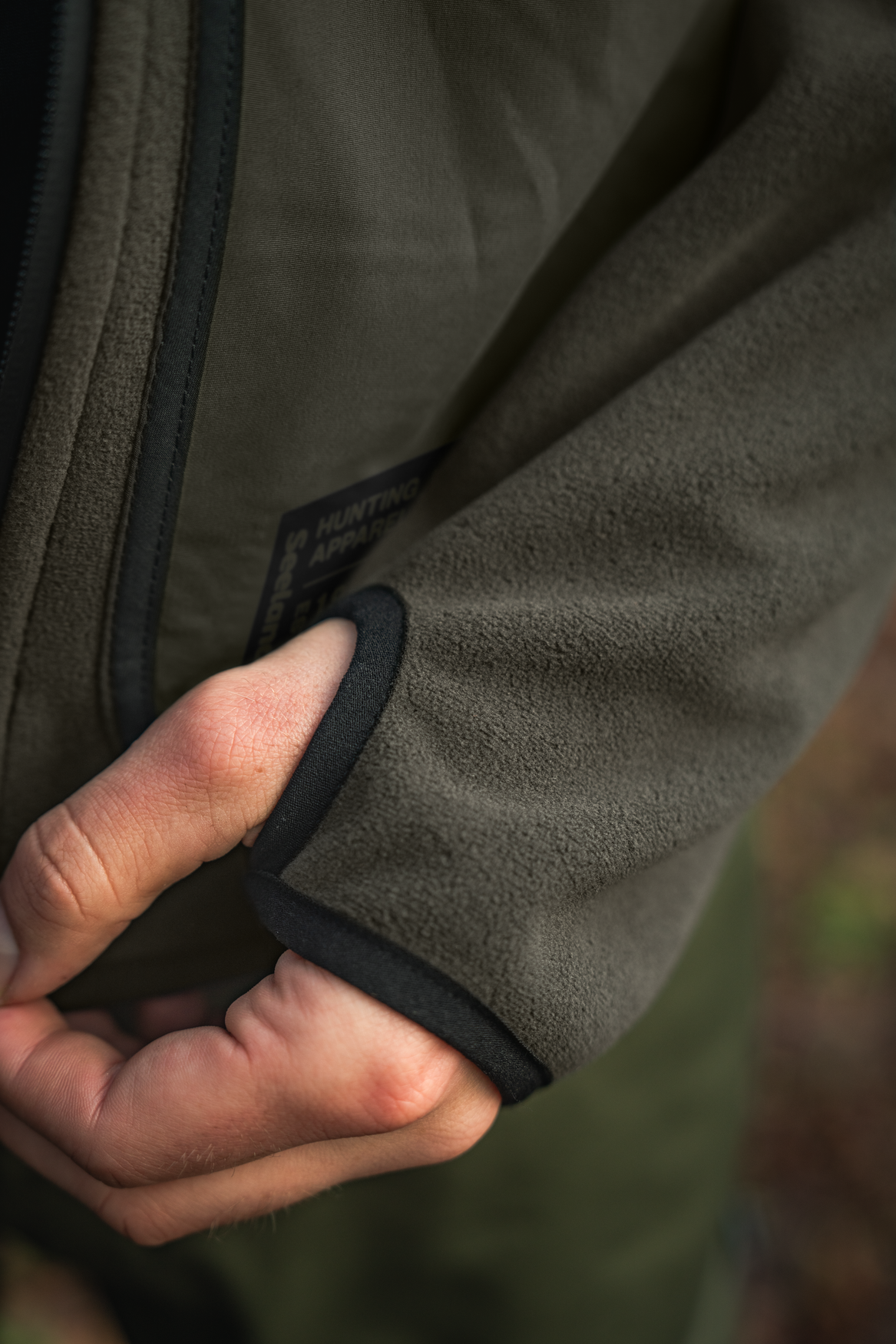Rogue Solid vendbar fleecejakke – Grizzly Brown/Demitasse Brown – Seeland