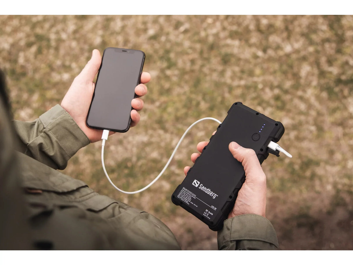 Solcelle-Powerbank 24000mAh – Sandberg