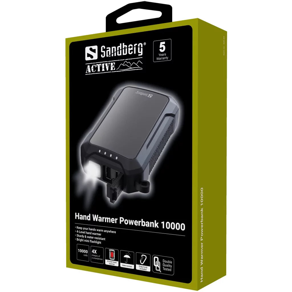 Håndvarmer Powerbank 10000mAh – Sandberg