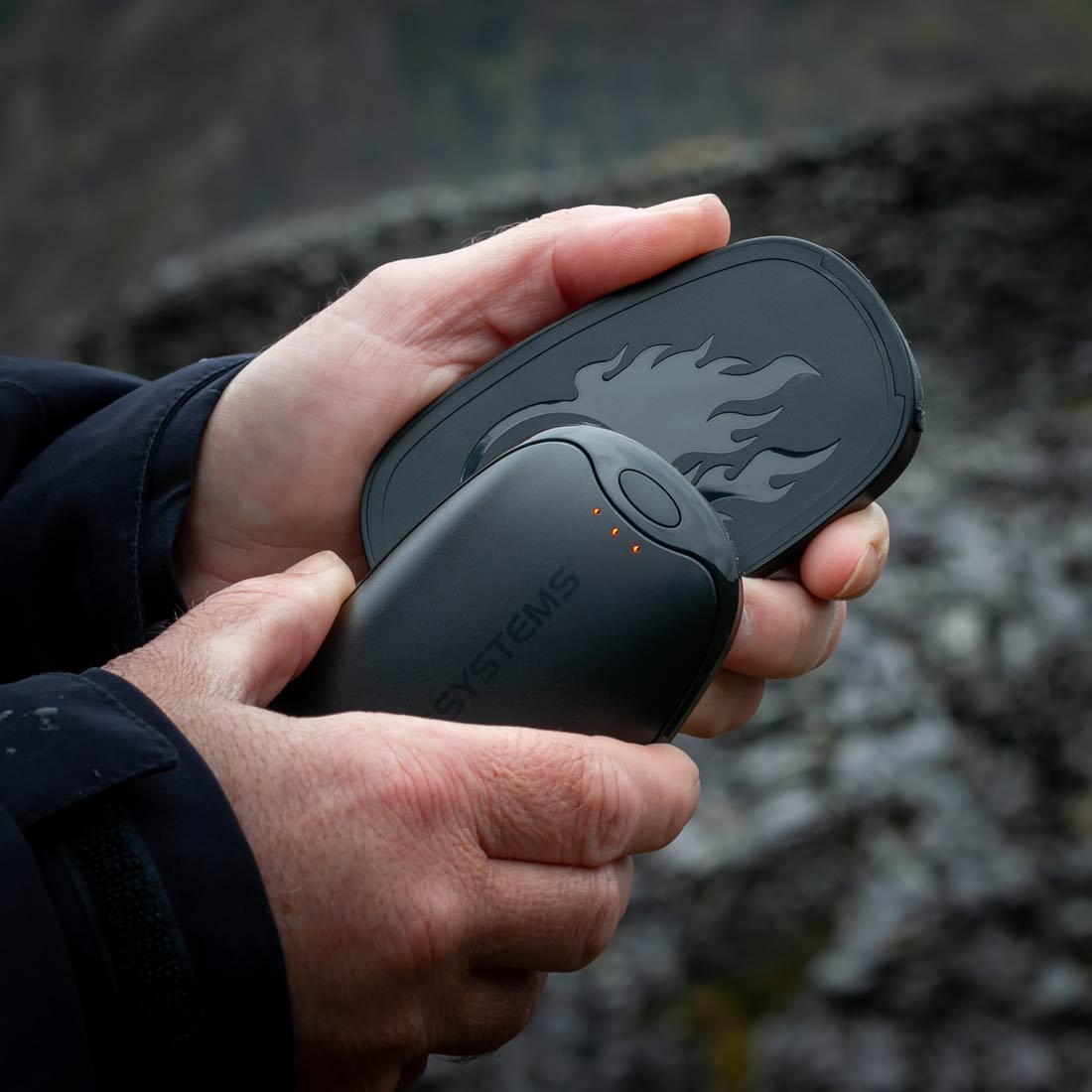 Oppladbare doble håndvarmere for begge hender, USB – Life Systems