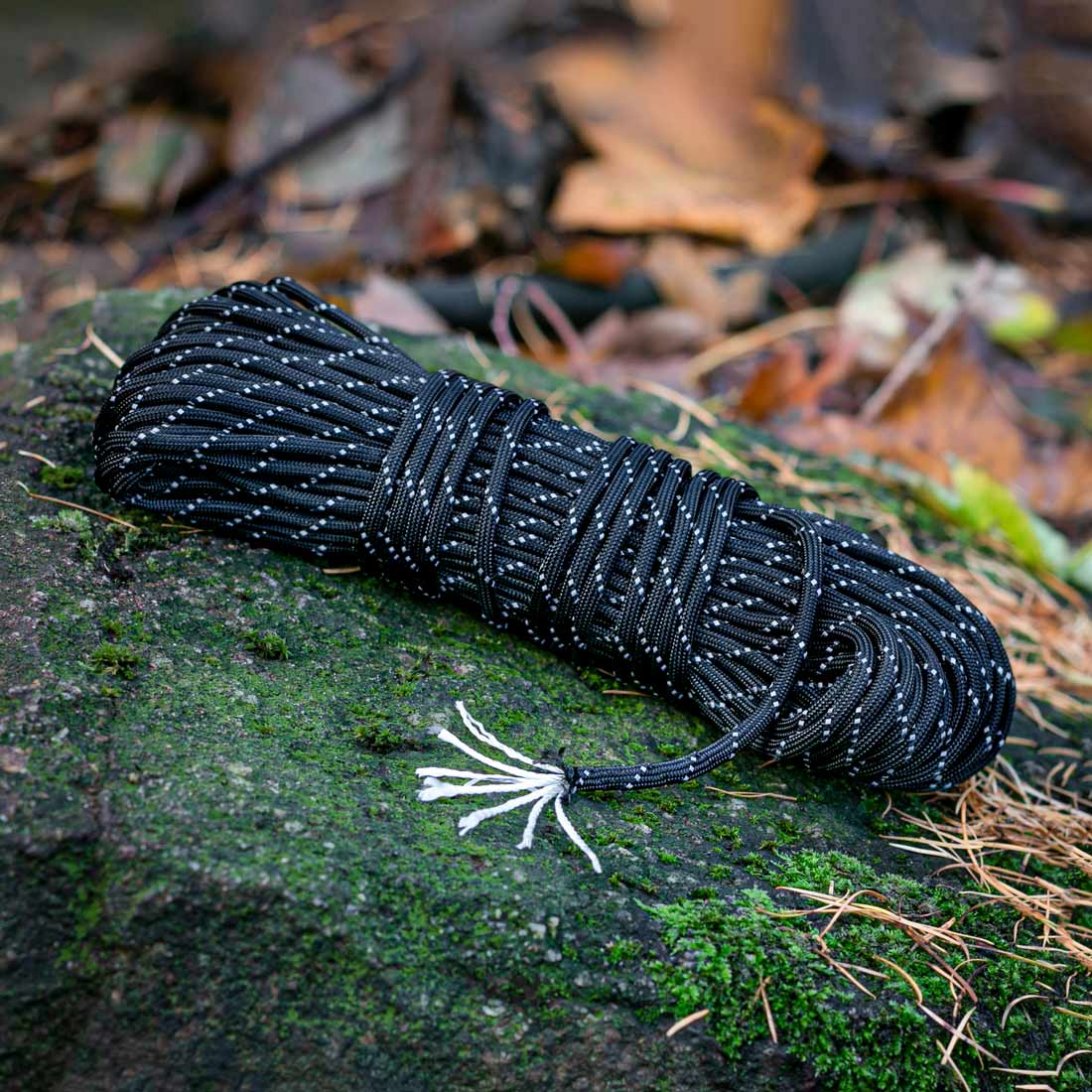 Paracord 550lb, 7-core, Reflektiv – Life Systems