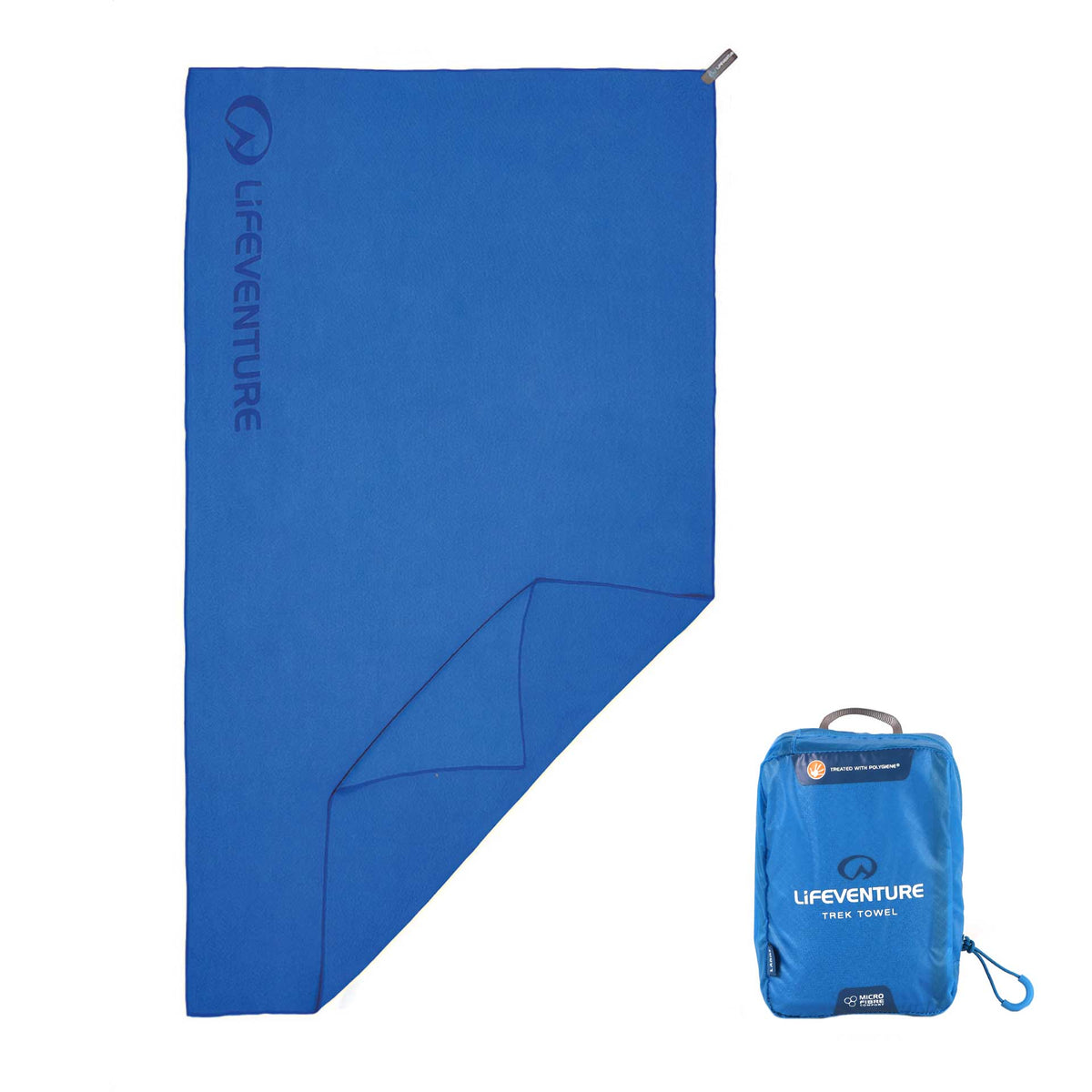 MicroFibre turhåndkle, Blå, Giant – Life Venture
