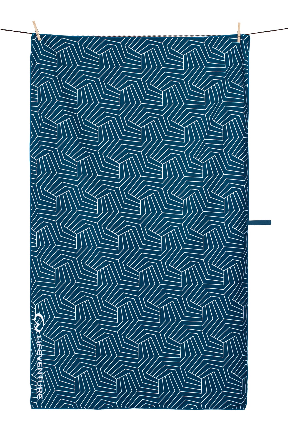 Recycled SoftFibre turhåndkle, Geometric – Life Venture