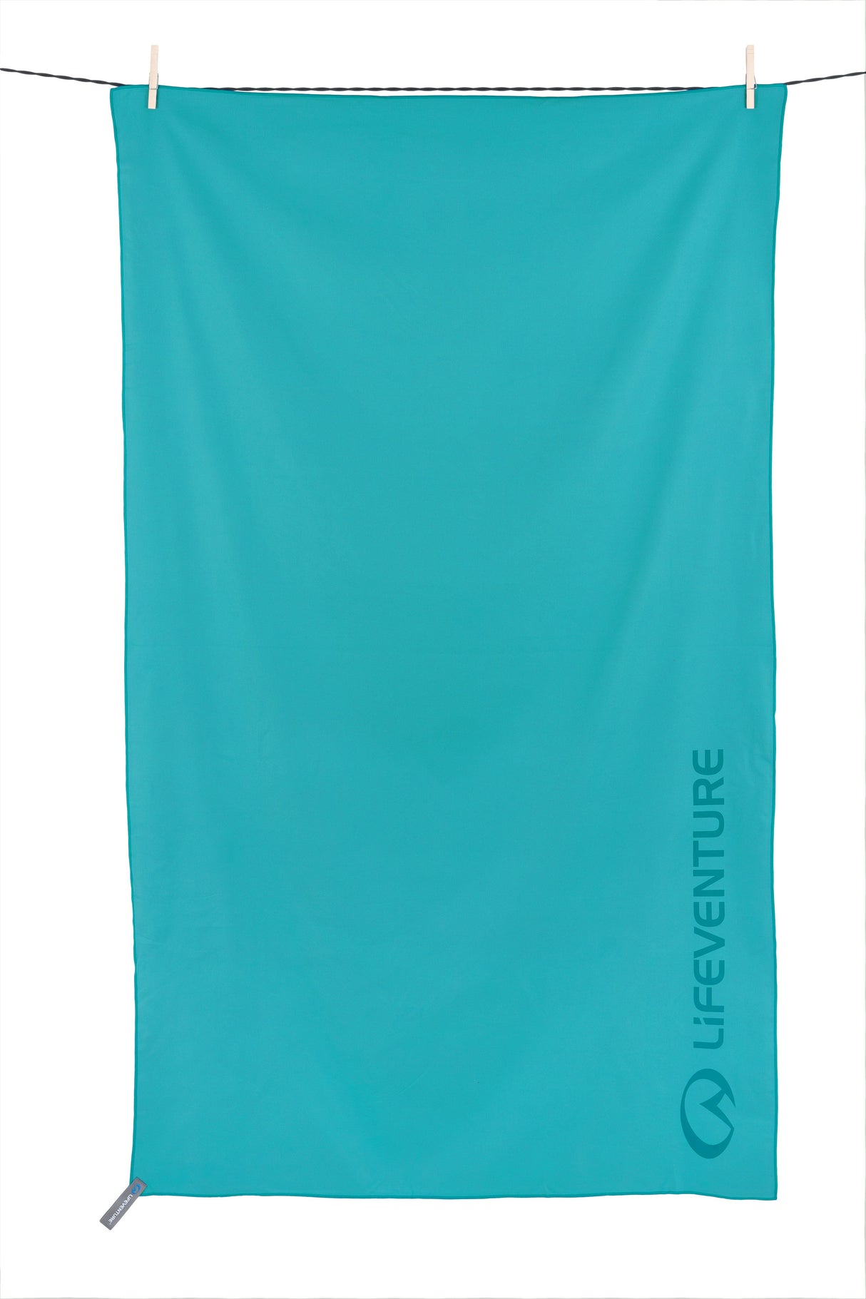 Recycled SoftFibre turhåndkle, Teal, Gia – Life Venture