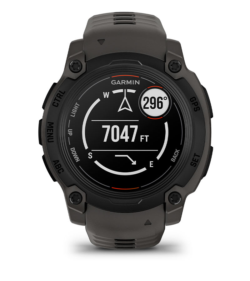 Instinct® E – 40 mm, Svart med Charcoal rem