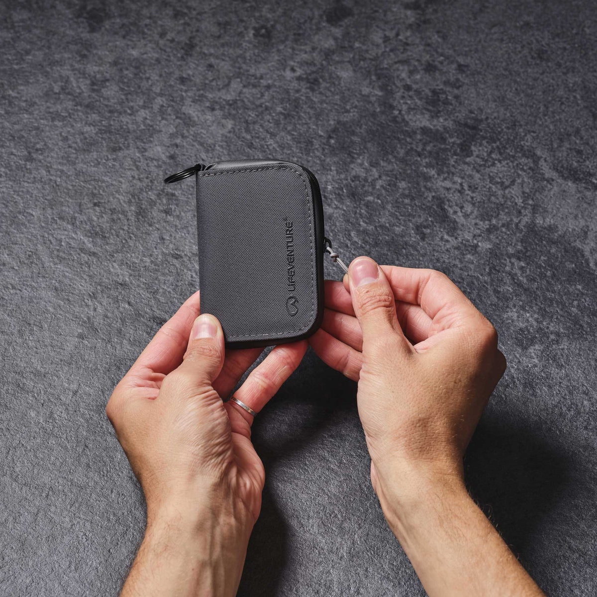 RFiD Myntlommebok, Resirkulert, Grå – Life Venture