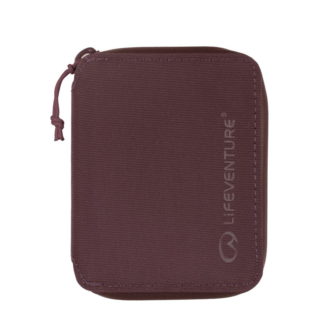 RFID Bi-Fold Lommebok, Resirkulert, Plum – Life Venture