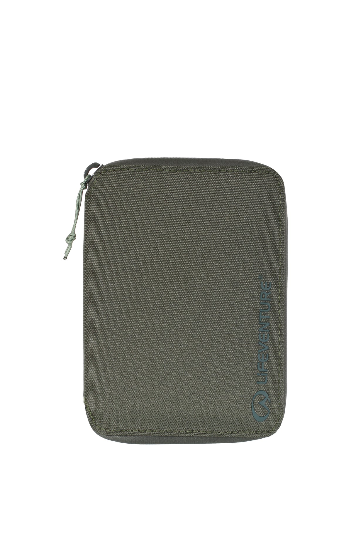 RFID Mini reiselommebok, resirkulert, Olive – Life Venture