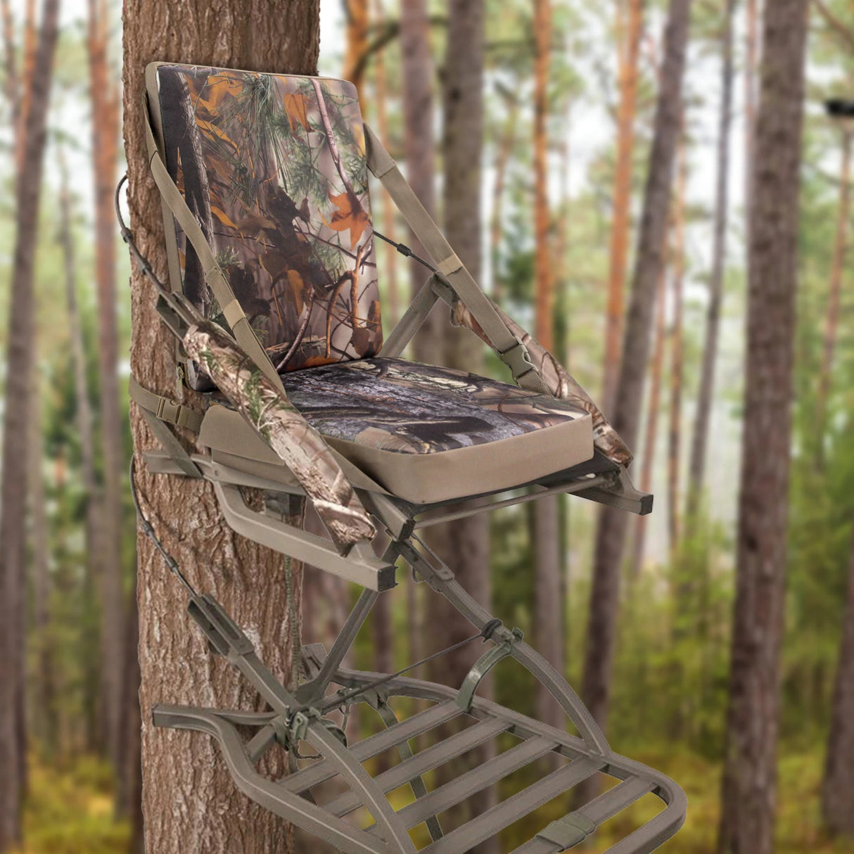 Luksus sittepute Camo med varme – HuntElite
