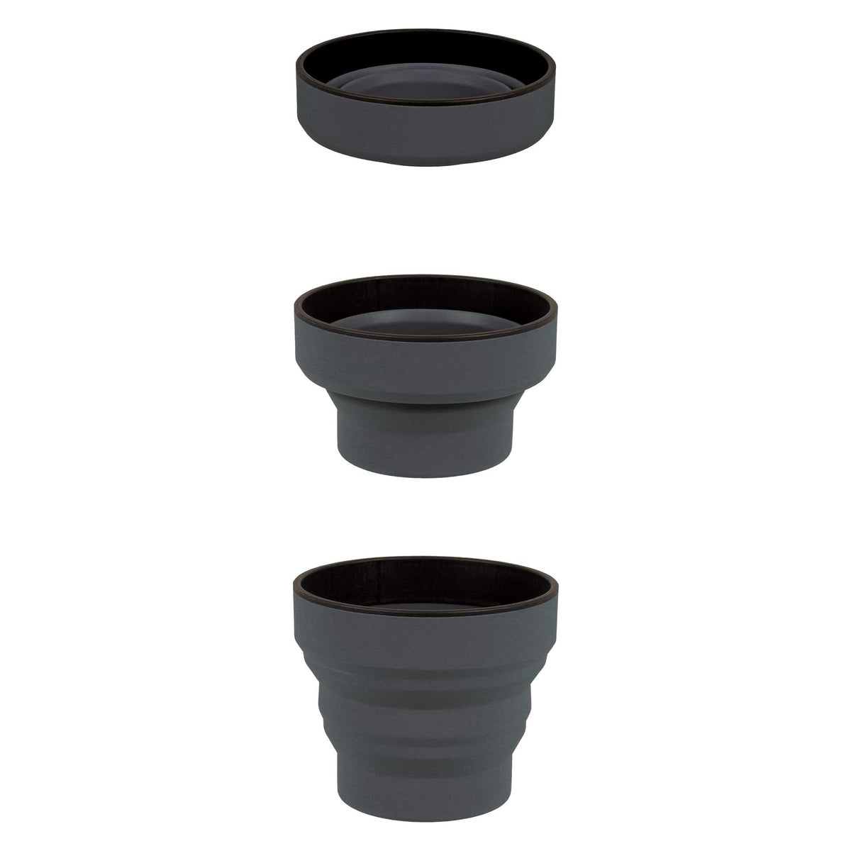 Silikon Ellipse Flexi-kopp, Graphite – Life Venture