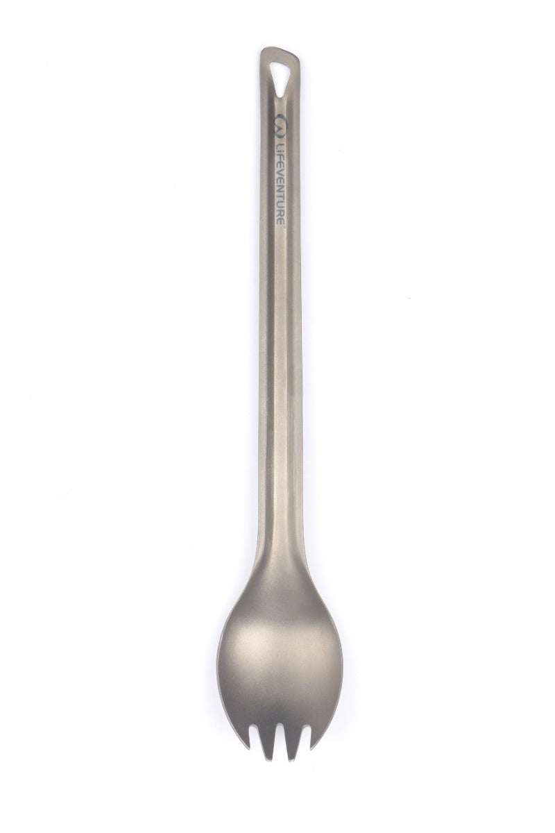 Titanium spork med langt håndtak – Life Venture